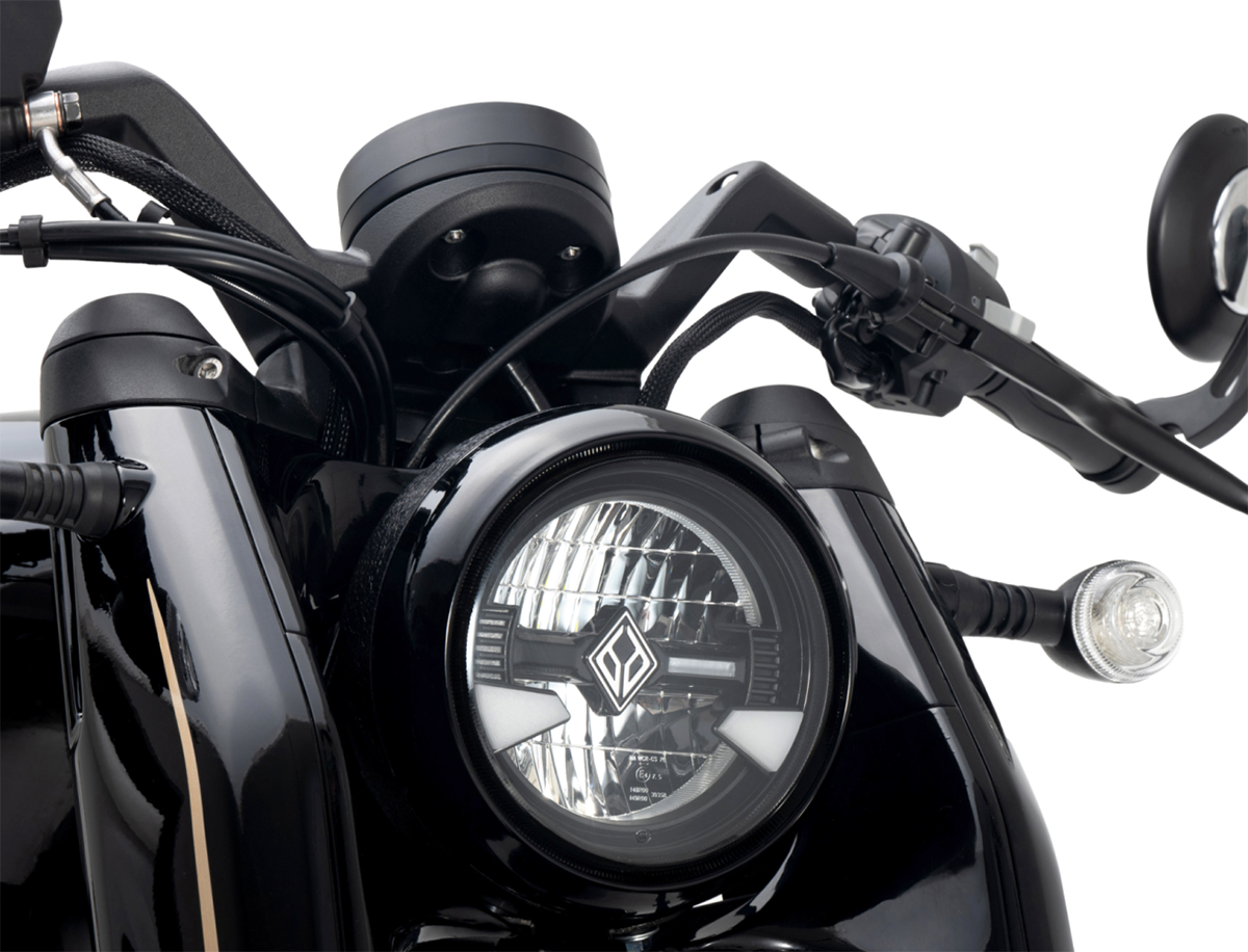 Thiết kế động cơ tinh tế: Động cơ V-Twin màu xám vàng và titan