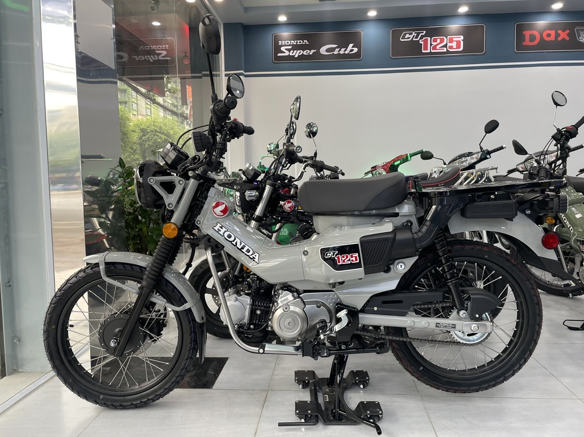 Màu sắc mới 2025 của Honda CT125 màu xanh ghi