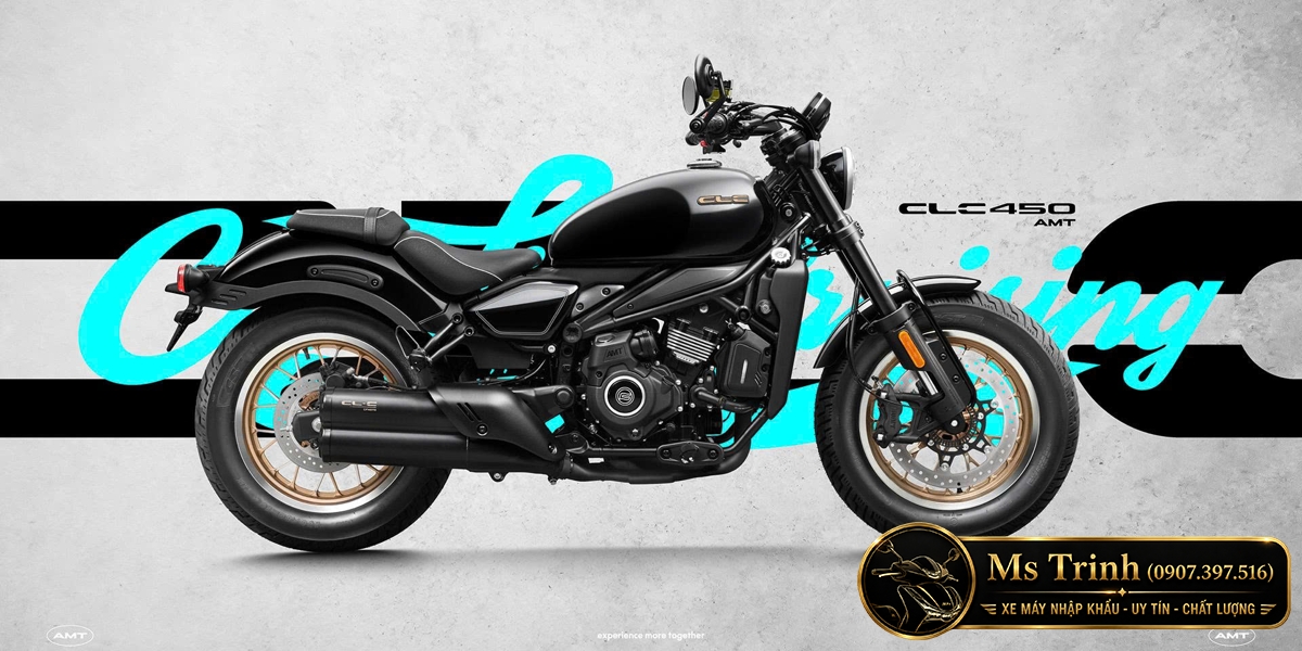 CFMoto 450CL-C AMT tại Cần Thơ – Cruiser 449cc hộp số tự động AMT đầy cuốn hút, giá tốt