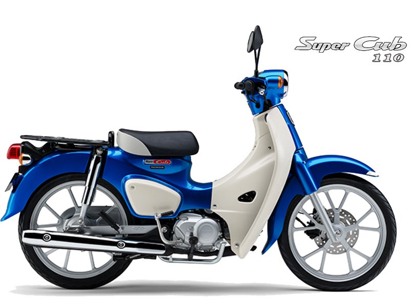 Honda Super Cub 110 ABS Nhật Bản màu xanh dương