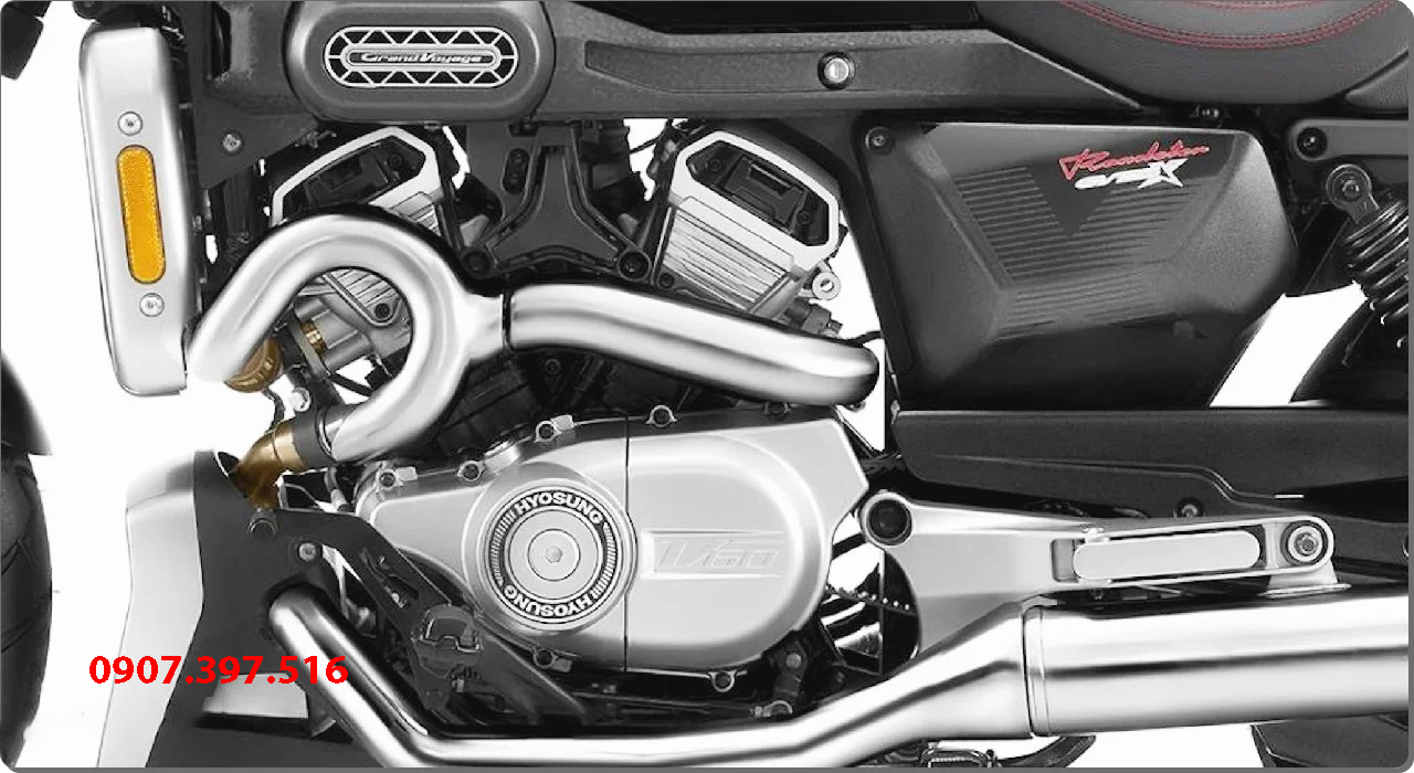 Hyosung GV350X Cruiser tại Cần Thơ - Mẫu xe cruiser 350cc mạnh mẽ, phong cách Mỹ