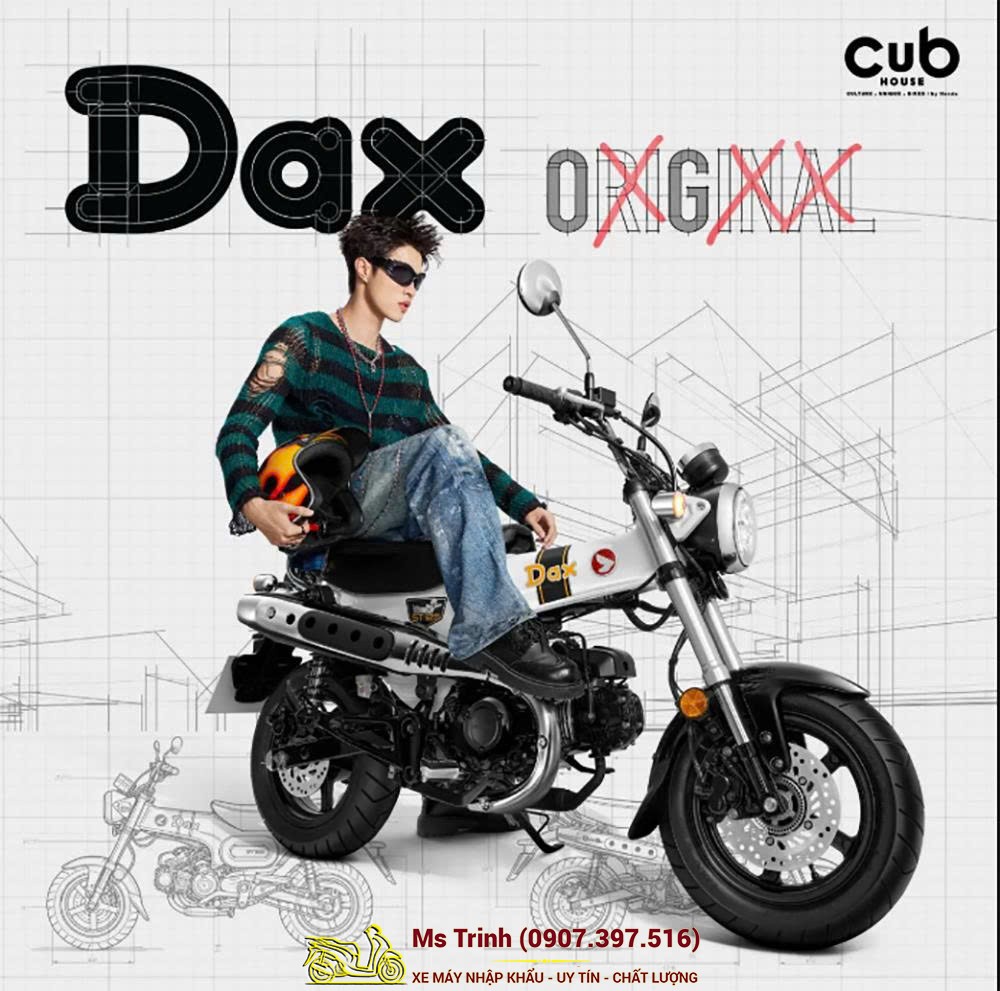 Honda Dax ST125 2026 Original - Siêu phẩm minibike nhập Thái, khung T-Bone độc quyền