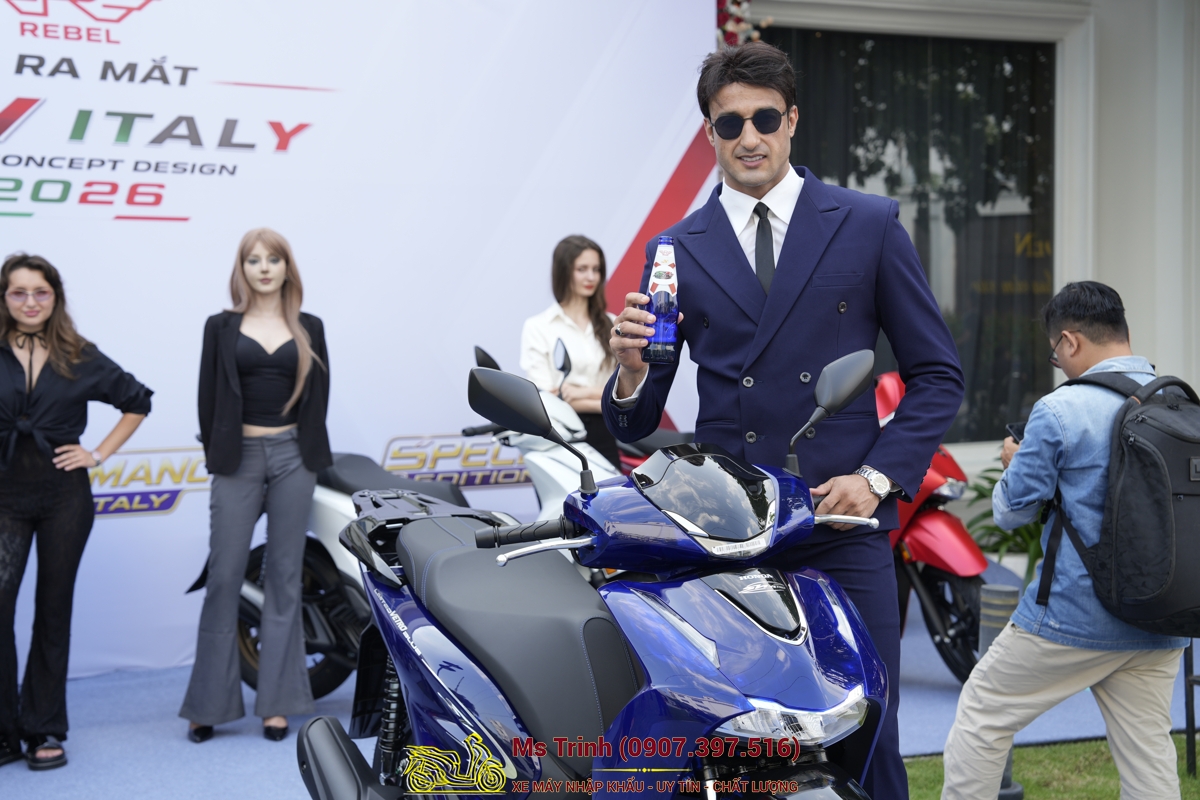 Honda SH150i Vetro Blue 2026 - New Concept Design 2026 Sh Ý bản giới hạn toàn cầu