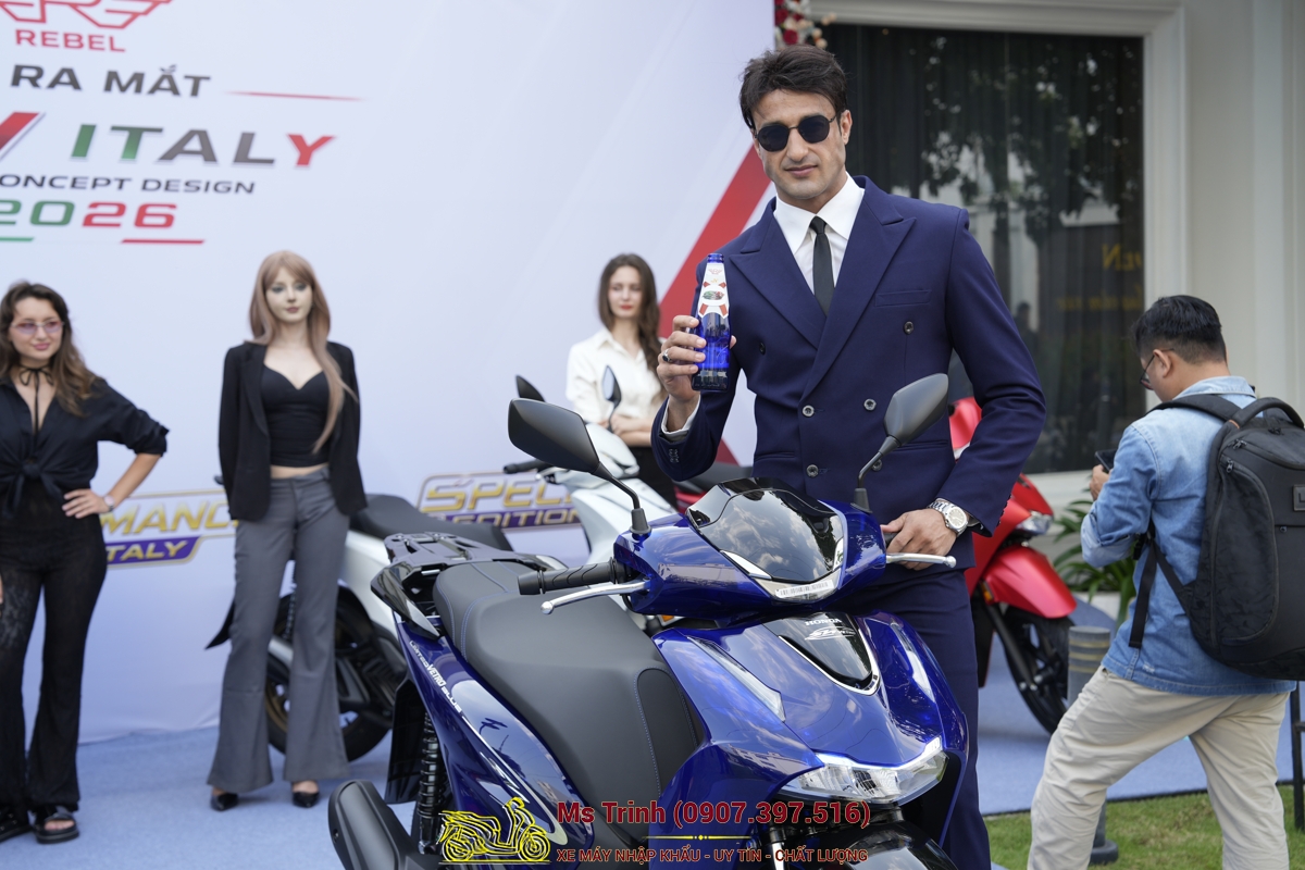 Honda SH150i Vetro Blue 2026 - New Concept Design 2026 Sh Ý bản giới hạn toàn cầu