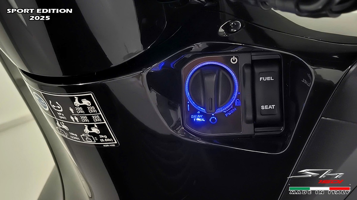 Honda SH150i 2025 Italy Sport Edition Màu Đen, Nhập Chính Hãng, Giá Rẻ