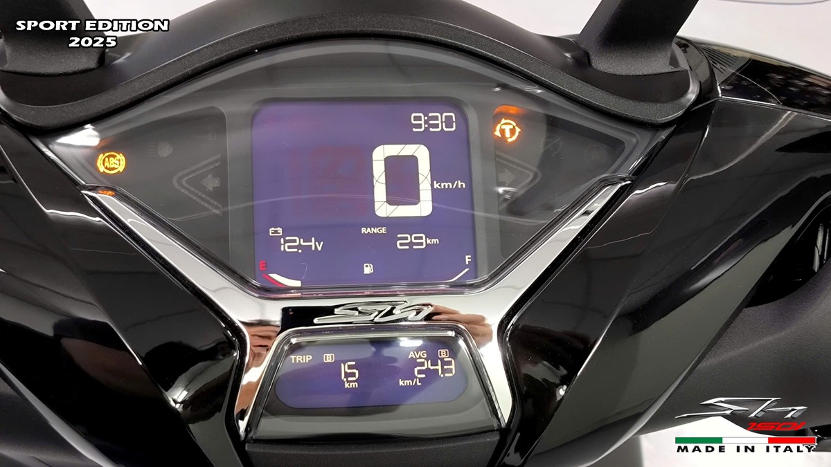 Honda SH150i 2025 Italy Sport Edition Màu Đen, Nhập Chính Hãng, Giá Rẻ