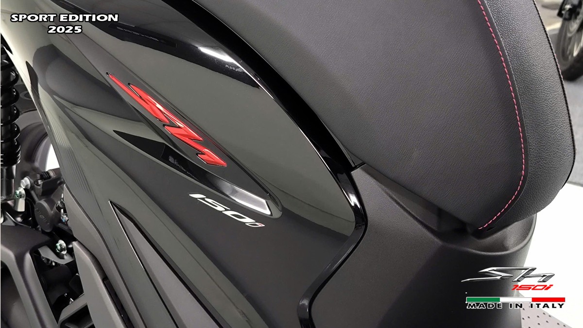 Honda SH150i 2025 Italy Sport Edition Màu Đen, Nhập Chính Hãng, Giá Rẻ