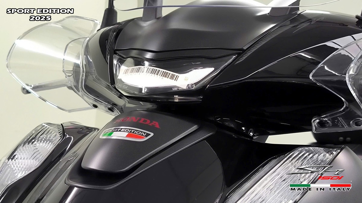 Honda SH150i 2025 Italy Sport Edition Màu Đen, Nhập Chính Hãng, Giá Rẻ