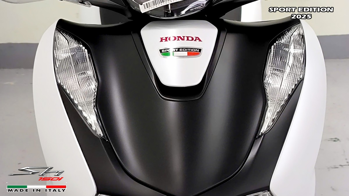 Honda SH150i Sport Edition 2025 Trắng, Made In Italy, Nhập Chính Hãng