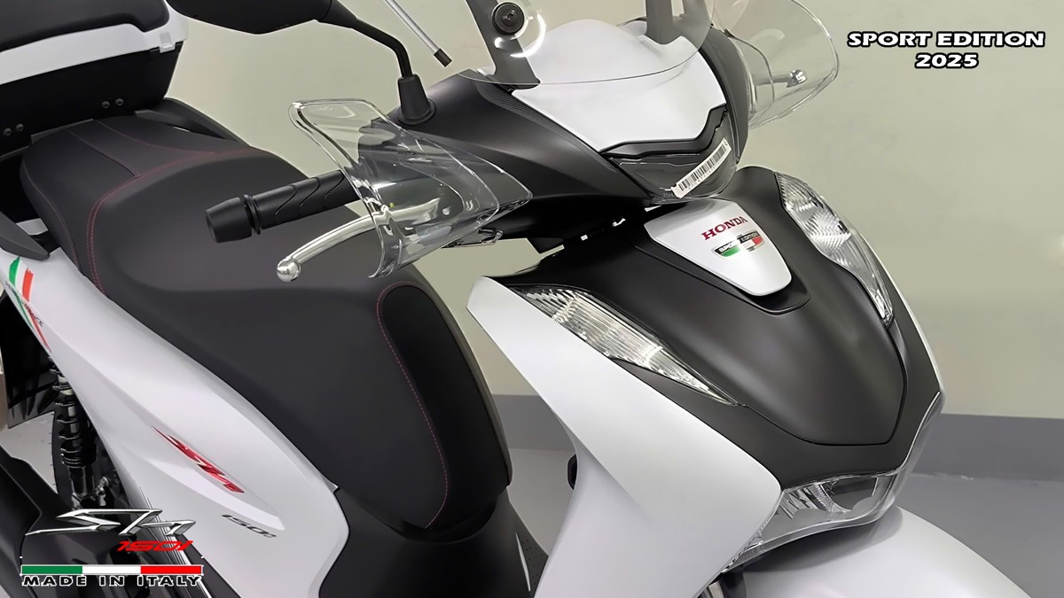 Honda SH150i Sport Edition 2025 Trắng, Made In Italy, Nhập Chính Hãng