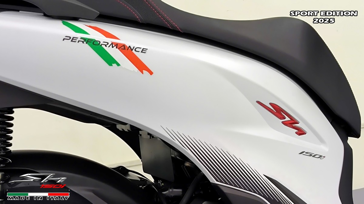 Honda SH150i Sport Edition 2025 Trắng, Made In Italy, Nhập Chính Hãng