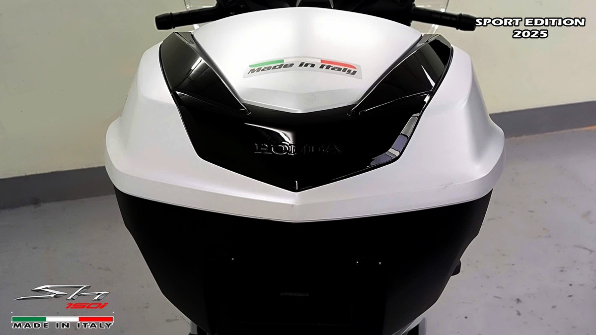 Honda SH150i Sport Edition 2025 Trắng, Made In Italy, Nhập Chính Hãng