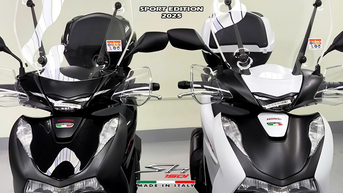 Honda SH150i Sport Edition 2025 Trắng, Made In Italy, Nhập Chính Hãng