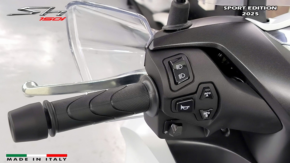 Honda SH150i Sport Edition 2025 Trắng, Made In Italy, Nhập Chính Hãng