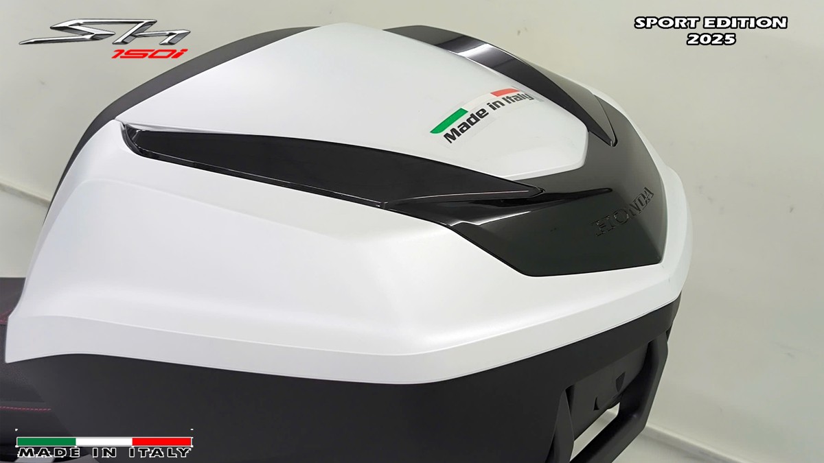 Honda SH150i Sport Edition 2025 Trắng, Made In Italy, Nhập Chính Hãng