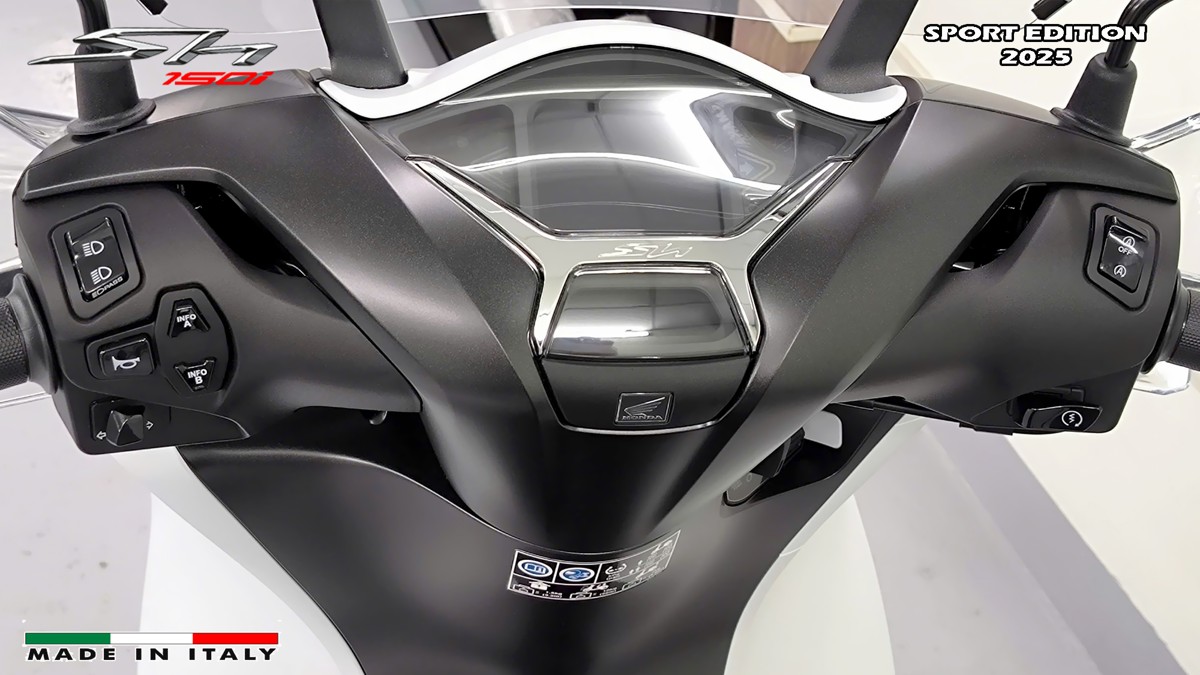 Honda SH150i Sport Edition 2025 Trắng, Made In Italy, Nhập Chính Hãng