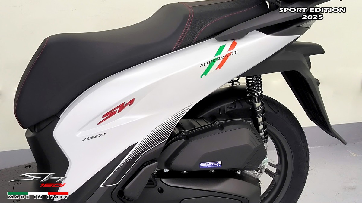 Honda SH150i Sport Edition 2025 Trắng, Made In Italy, Nhập Chính Hãng