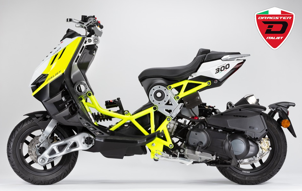 Italjet Dragster 300 xe tay ga thể thao thương hiệu từ Italy