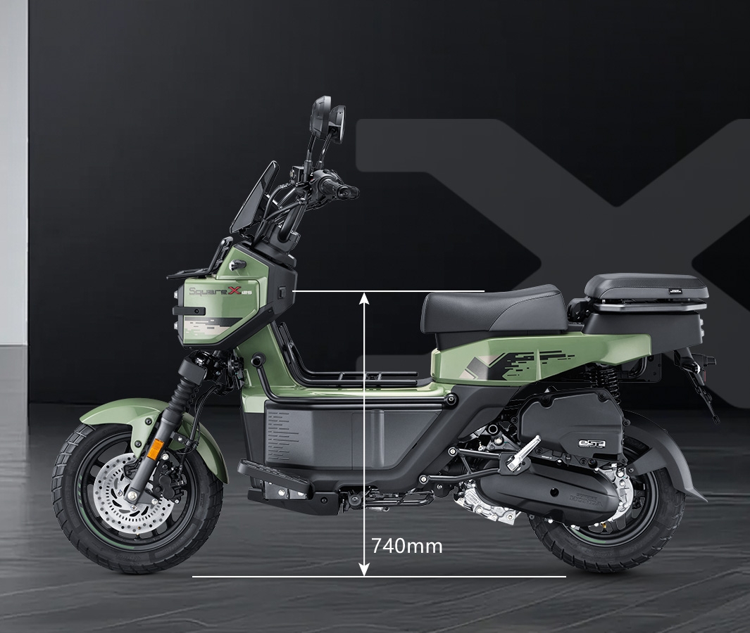Honda SquareX125 – Mẫu xe tay ga phong cách xe vuông độc đáo, chính ngạch