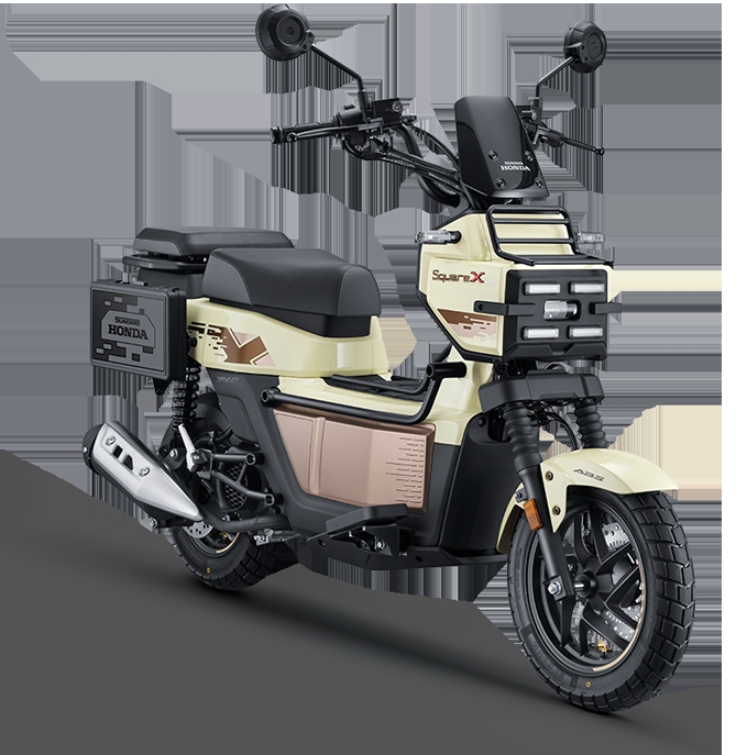 Honda SquareX125 – Mẫu xe tay ga phong cách xe vuông độc đáo, chính ngạch