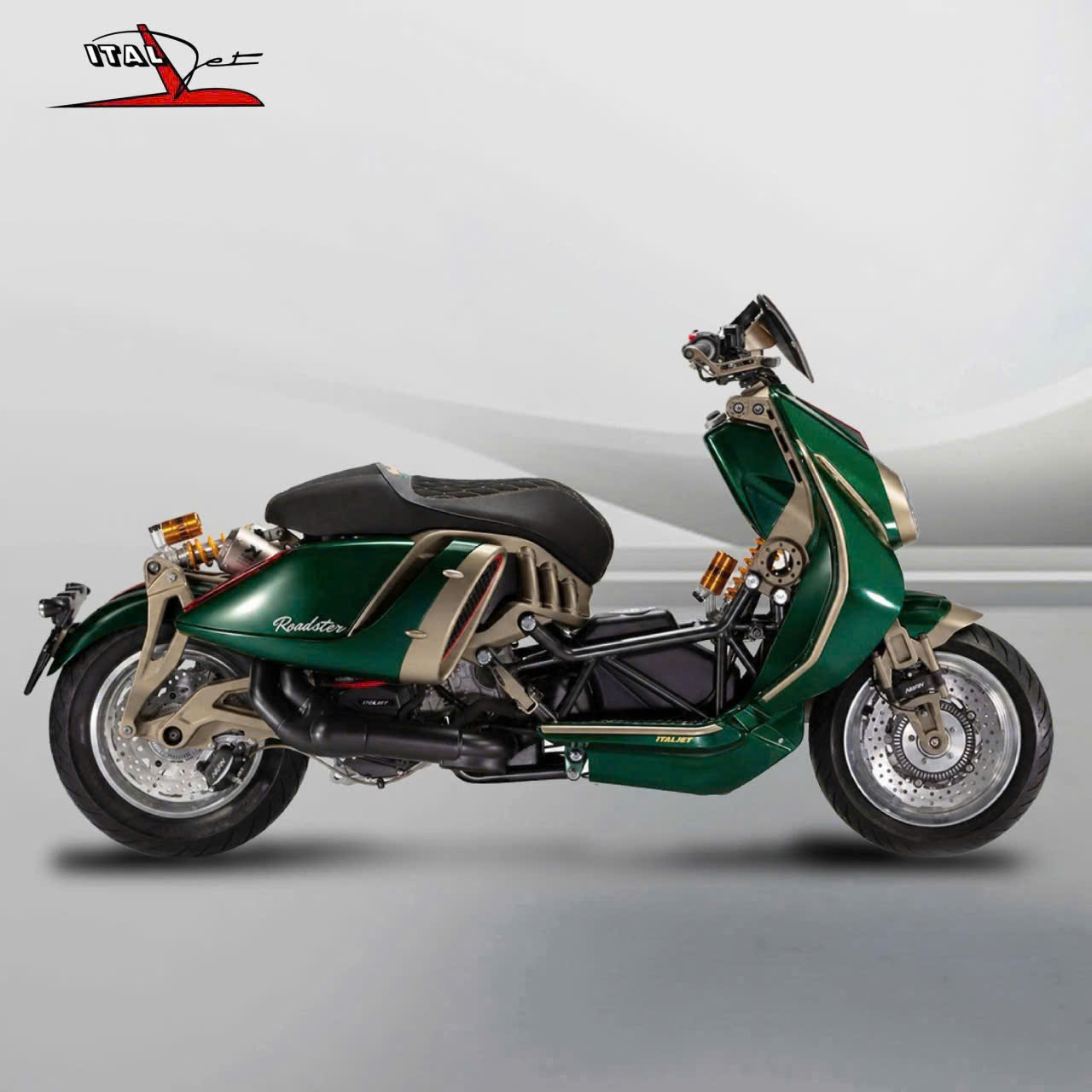Italjet Roadster 400 2026 - Hyper Scooter giới hạn 777 xe cực độc dành cho dân chơi