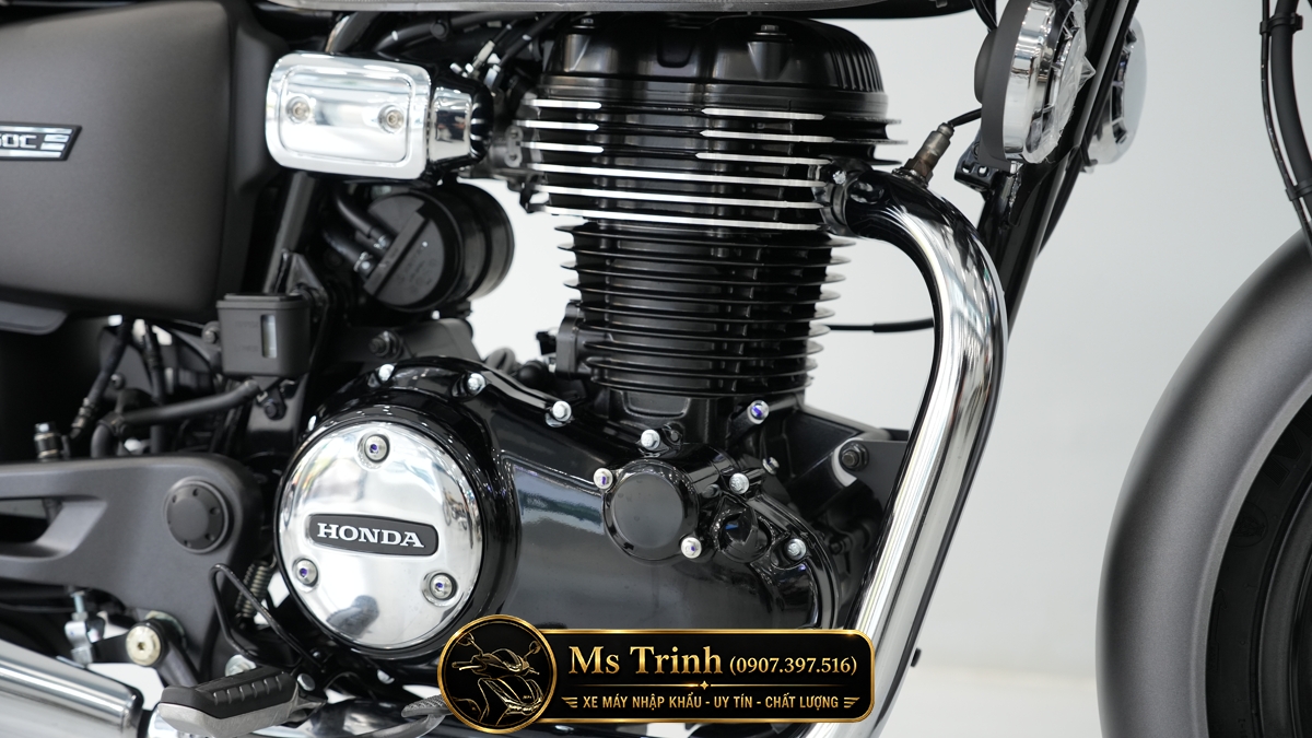 Động cơ Honda CB350C Pro 2026 thiết kế mạnh mẽ nổi bật chất classic đặc trưng