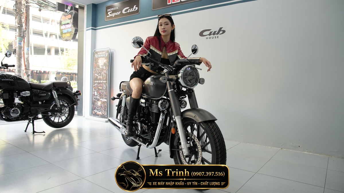 Phong cách retro hiện đại của Honda CB350C Pro 2026 khiến giới trẻ thích thú