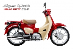 Honda Super Cub 110ABS Hello Kitty Edition, Made In Japan